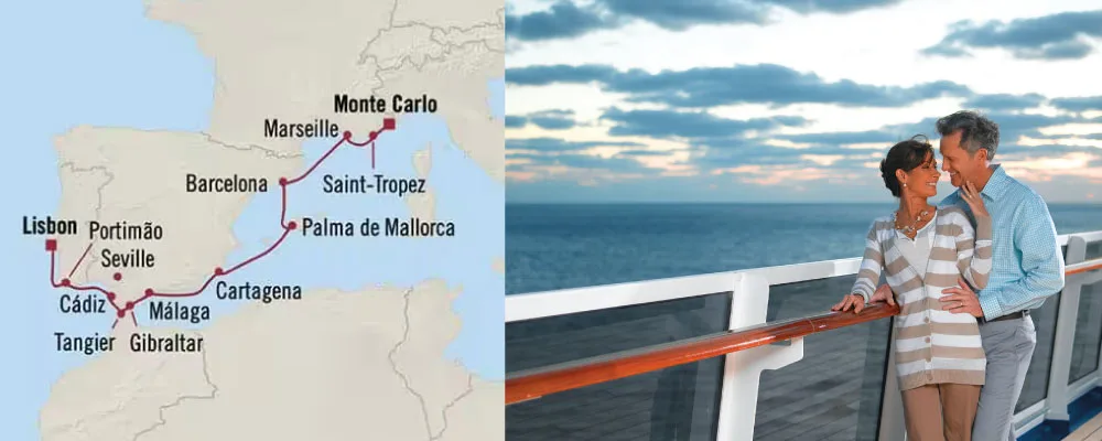 13. Oceania Nautica - Pasaje Portugal (Julio 12 de 2026)-Mapa