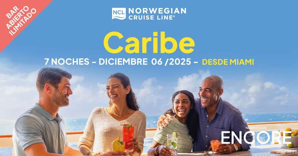 Norwegian Encore - Caribe desde Miami (Diciembre 06 de 2025)