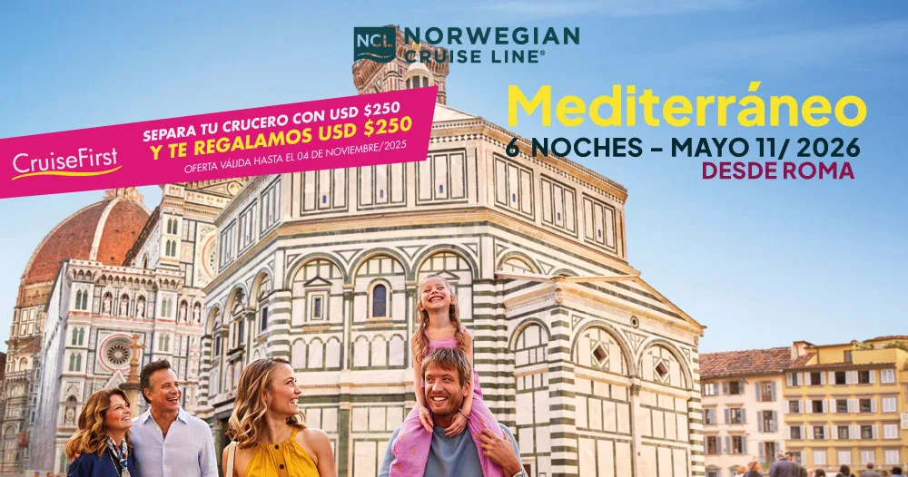 Norwegian Gem - Mediterráneo (Mayo 11 de 2026)