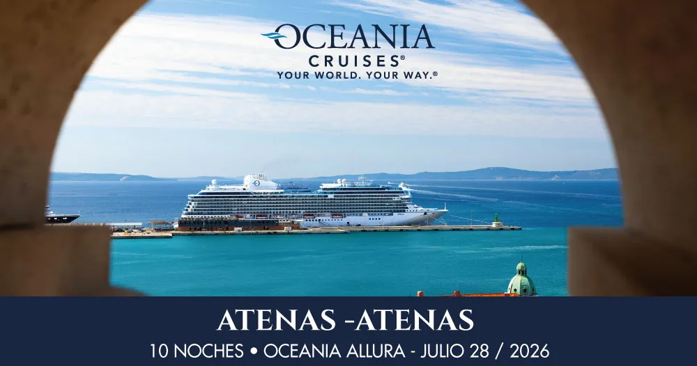 Oceania Allura - Atenas (Julio 28 de 2026)