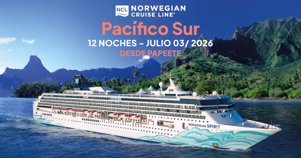 Norwegian Pacífico Sur (Julio 03 de 2026)