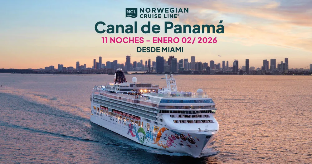 Norwegian Pearl - Canal de Panamá (Enero 02 de 2026)