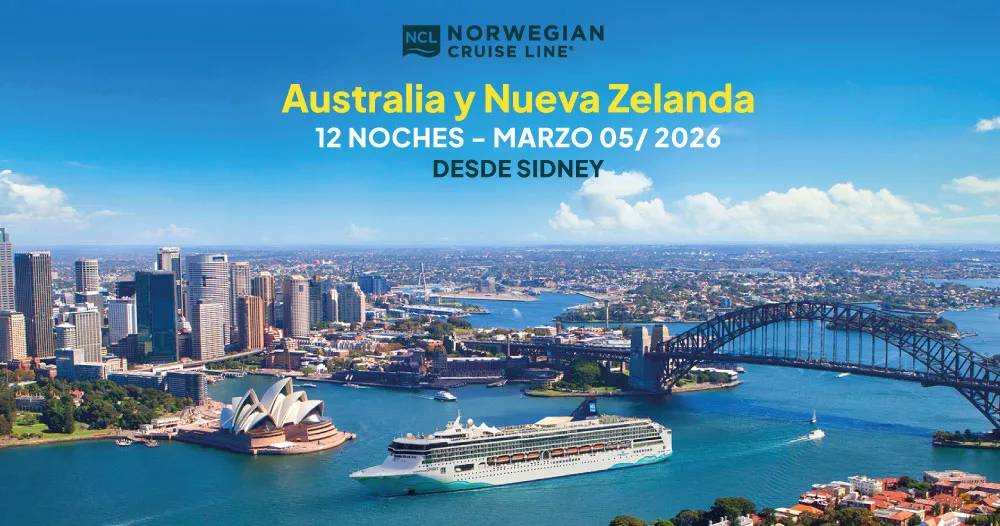 Norwegian Spirit - Australia y Nueva Zelanda (Marzo 05 de 2026)