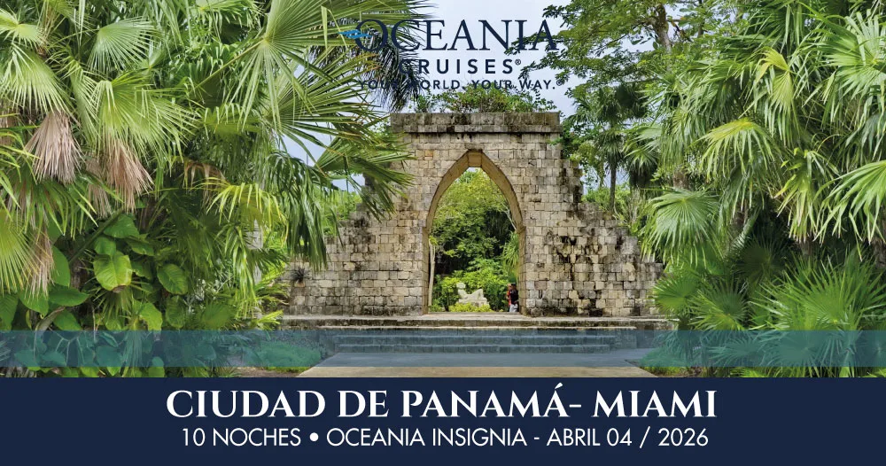 Crucero Canal de Panamá Lujo Oceania Insignia | Mundial de Cruceros