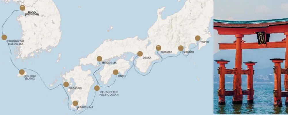 Seven Seas Explorer - Indulgencia en Tokio (Abril 13 de 2027)-Mapa