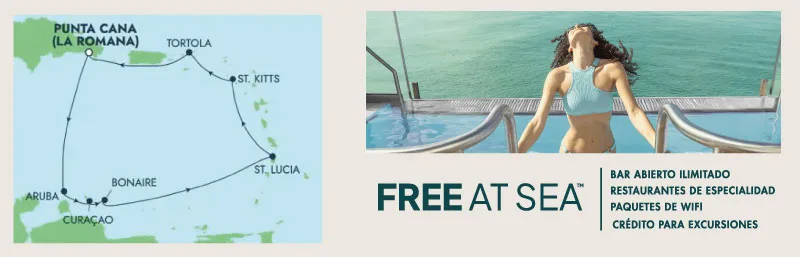Norwegian Prima - Caribe (Mayo 10 de 2026)-Mapa