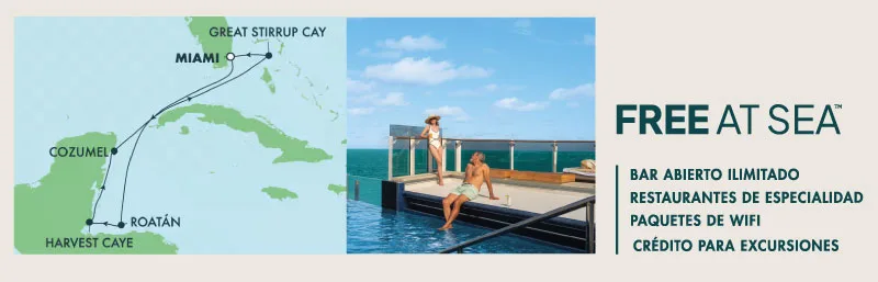 Norwegian Aqua - Great Stirrup Cay y Harvest Cay (Octubre 25 de 2026)-mapa