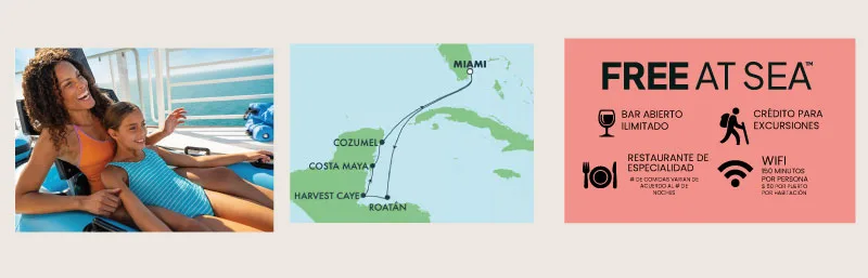 Norwegian Luna - Miami (Febrero 6 de 2027)-Mapa