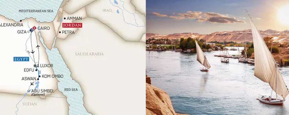 AmaDahlia - Secretos de Egipto y el Nilo (Mayo 19 de 2027)-Mapa