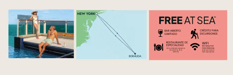 Norwegian Aqua - Bermudas (Setiembre 25 de 2026)-Mapa