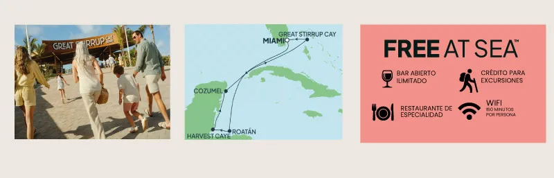 Norwegian Viva - Miami (Mayo 9 de 2027)-Mapa
