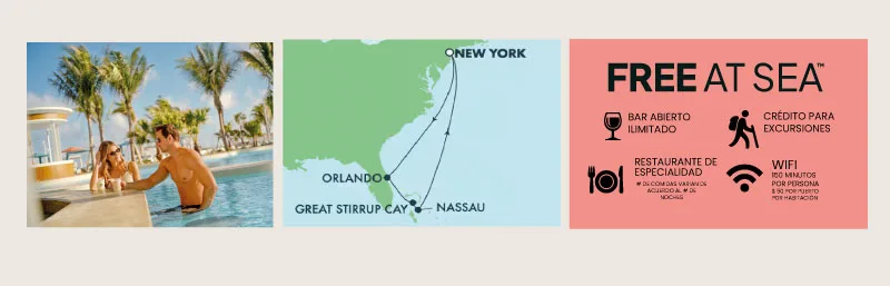 Norwegian Bliss - Bahamas (Noviembre 01 de 2026)-Mapa