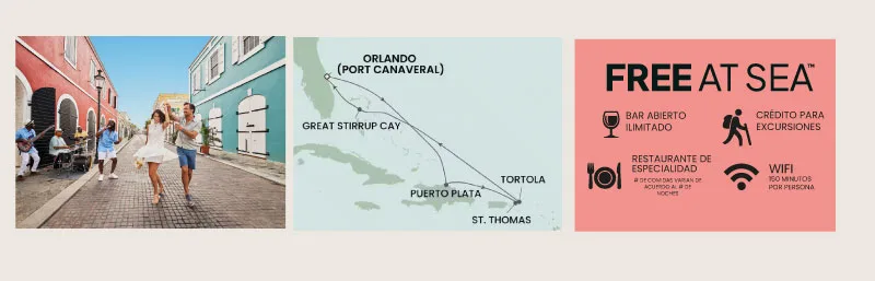Norwegian Escape - Orlando (Diciembre 30 de 2026)-Mapa