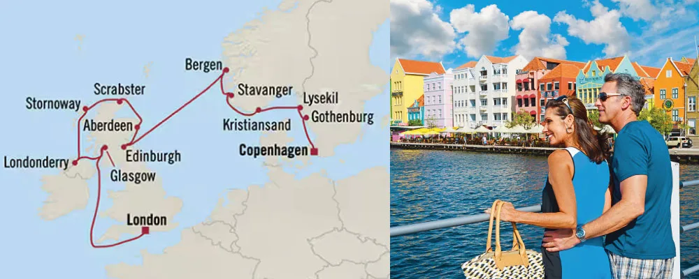 Oceania Marina - Londres a Copenhagen (Junio 22 de 2026)-Mapa