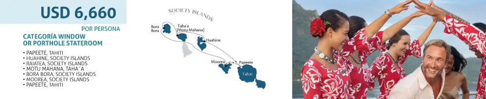 Paul Gauguin - Papeete (Mayo 22 de 2027)-Mapa