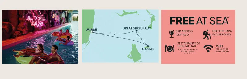Norwegian Joy - Miami (Diciembre 31 de 2026)-Mapa